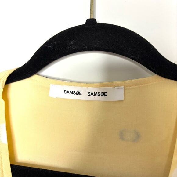 Samsoe Samsoe Celestina Floral Short Sleeve Cotton & Silk blend Dress size MED - Picture 7 of 12